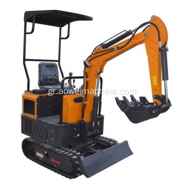 Hydraulic Crawler Backhoe Mini Excavators AW-10 With Canopy